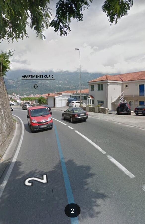 Apartmani Cupic Budva Kültér fotó